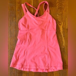 Lululemon Pink Multiple Strap Tank Top Women’s Size 10
